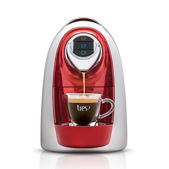 Imagem de Máquina para Café Espresso 3 Corações Modo Vermelha 110V