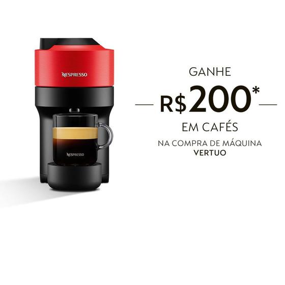 Imagem de Máquina para Café Vertuo Pop 127V Nespresso Vermelha