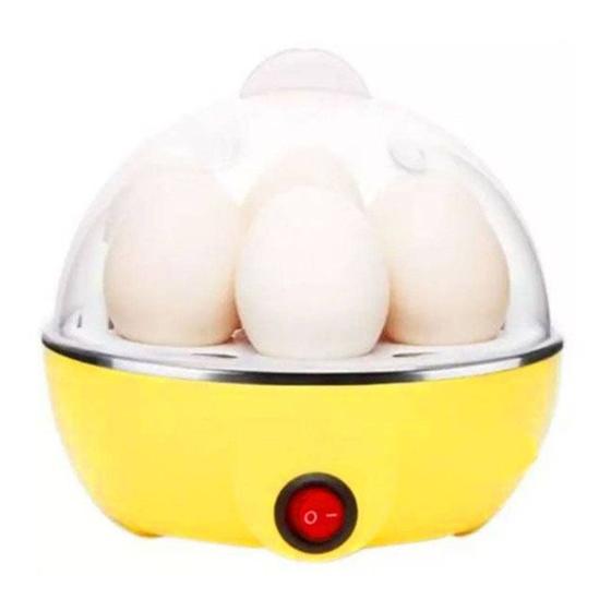 Imagem de Máquina Processador Egg Cooker Cozedor Ovos Amarelo 110v