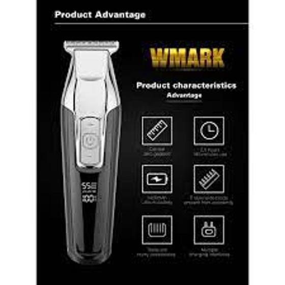 Máquina Profissional de Corte e Acabamento em Cabelo Barba e Bigode WMark C24 Menor preço em Máquina Profissional de Corte e Acabamento em Cabelo Barba e Bigode WMark C24