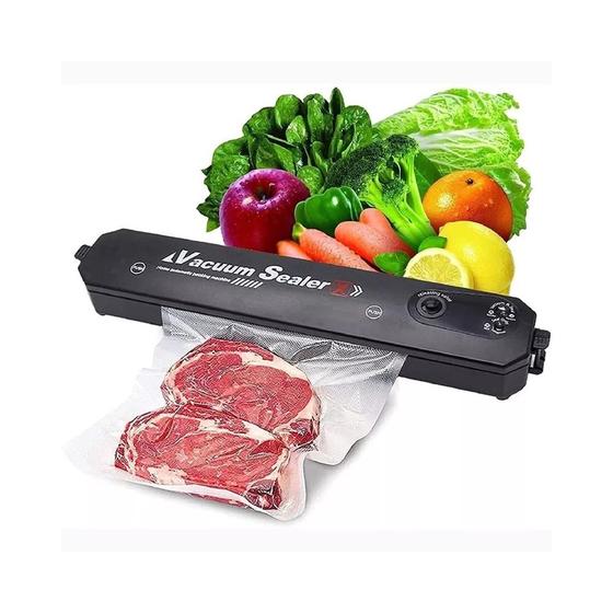 Máquina Seladora a Vácuo Automática de Alimentos Bivolt Sem Ar 992 Menor preço em Máquina Seladora a Vácuo Automática de Alimentos Bivolt Sem Ar 992