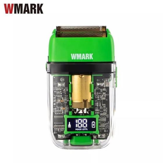 Imagem de Maquina Shaver Wmark Ng 988 Pluss Barbeador Elétrico Verde