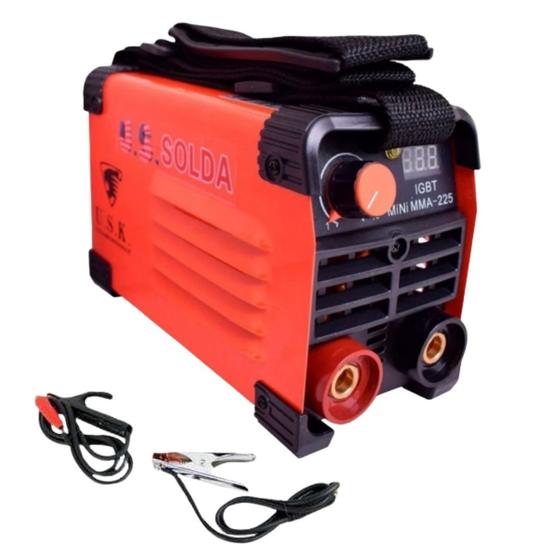 Maquina Solda Mini Inversora 225 MMA 220v Portatil USK 2KGS Menor preço em Maquina Solda Mini Inversora 225 MMA 220v Portatil USK 2KGS