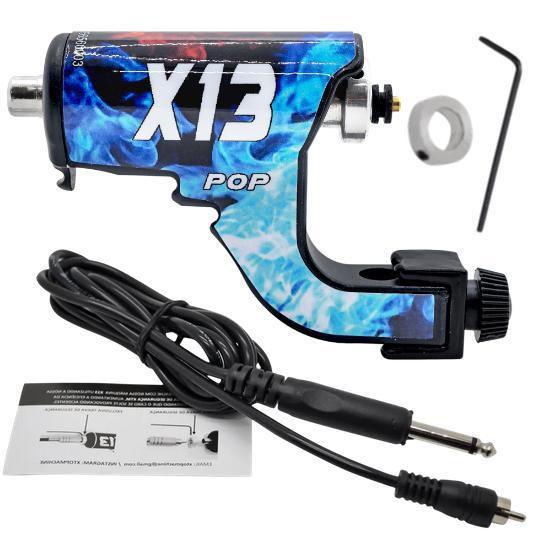 Máquina Tatuagem Tattoo X13 Pop Azul Rotativa Cabo Rca Xtop Machine Máquina de Tatuagem Máquina Tatuagem Tattoo X13 Pop Azul Rotativa Cabo Rca Xtop Machine Máquina de Tatuagem