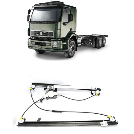 Imagem de Maquina Vidro Eletrica Le Vm 2004 Em diante 2P Sem Motor Fix Mabuchi 20557552 SM