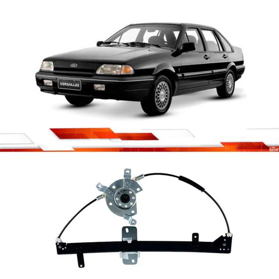 Imagem de Maquina Vidro Elétrica Traseira Le Quantum Santana Versailles Royale Até 1996 Fix Carto Sem Motor