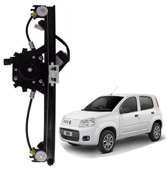 Maquina Vidro Eletrico NOVO Uno Evo Traseira Esquerda +Motor - Zinni ...