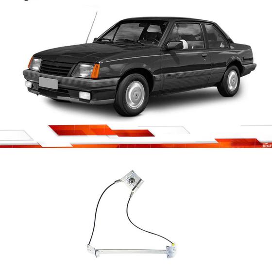 Imagem de Maquina Vidro Manual Dianteira Le Monza 2 Portas 1982 Até 1990