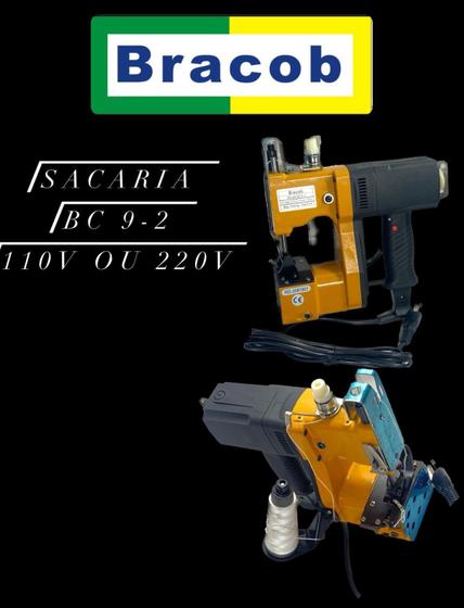 Imagem de Maquinas de fechar e costurar sacaria 110/220V- bc9-2-BRACOB