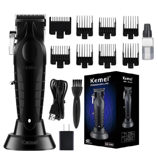 Imagem de Maquininha De Cortar Cabelo Kemei Km-2296 Profissional