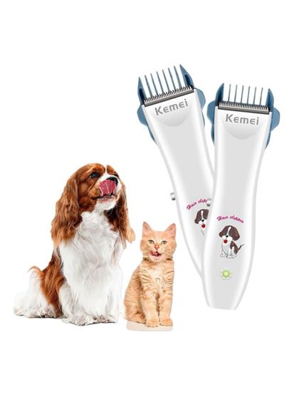 Imagem de Maquininha De Tosar Cortar Pelo Pets Cães Gata Profissional Recarregave