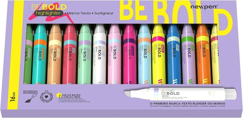 Imagem de Marca Texto Be Bold 16 Cores Newpen