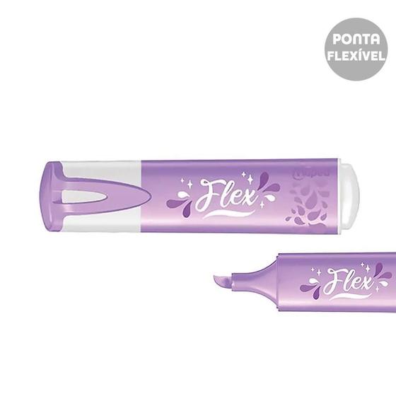 Imagem de Marca Texto Flex Pastel Maped Roxo