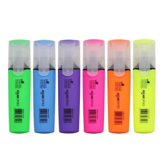 Imagem de Marca texto jocar neon fever com 06 cores