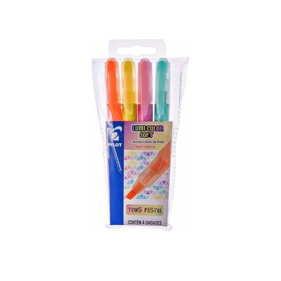Imagem de Marca Texto - Pilot - Lumi Color Pastel Com 4 Un