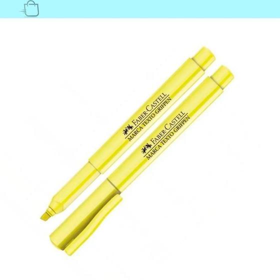 Imagem de Marca Texto Tons Pastel Amarelo Grifpen Faber-Castell