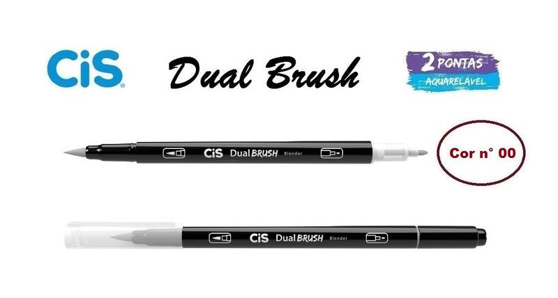 Imagem de Marcador Artístico Aquarelável Cis Dual Brush Cor nº 00 a 30