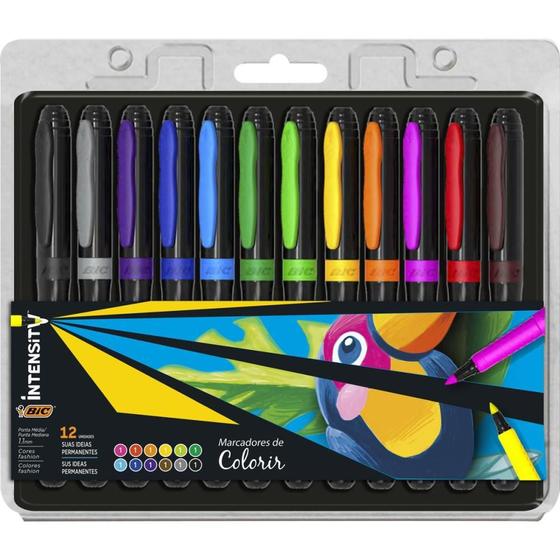 Imagem de Marcador Artístico FELT Pen com 12 Cores Sortidas