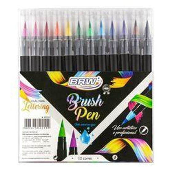 Marcador Brush Pen Blister c/12 cores BRW é ruim? Marcador Brush Pen Blister c/12 cores BRW é boa?