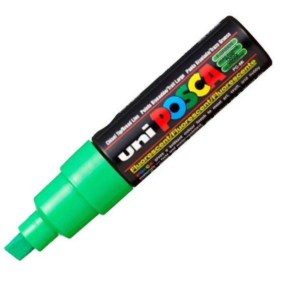 Imagem de Marcador Caneta Posca Verde Fluorescente PC-8K 8,0mm