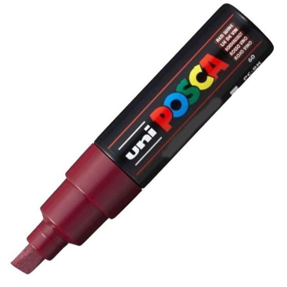 Imagem de Marcador Caneta Posca Vermelho Vinho  PC-8K 8,0mm