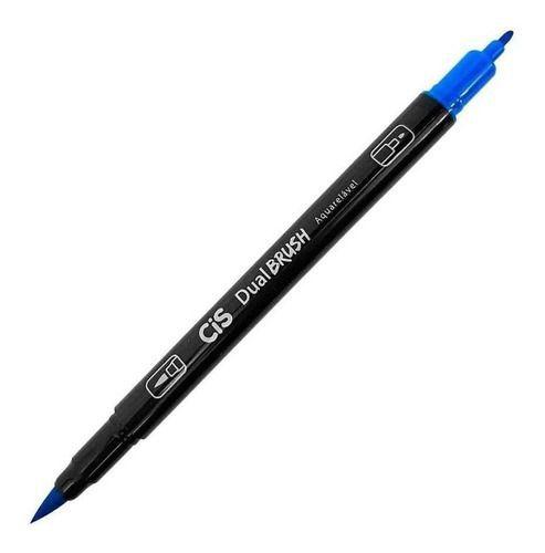 Imagem de Marcador CiS Dual Brush Aquarelável Azul Royal