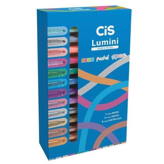 Imagem de Marcador Cis Lumini - 24 cores