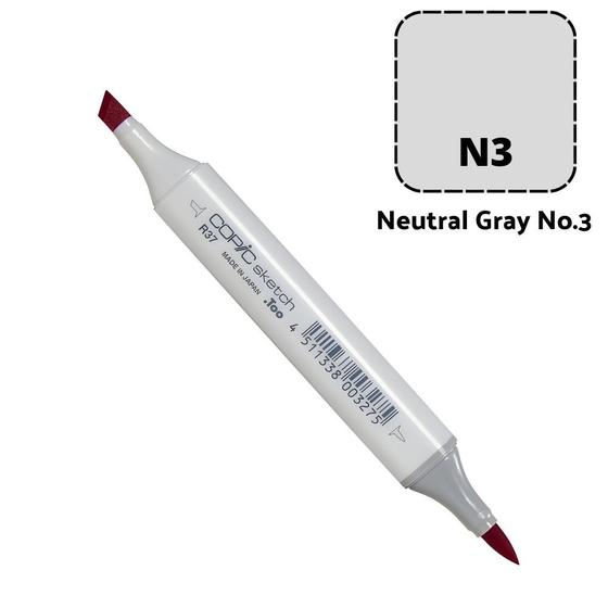 Imagem de Marcador Copic Sketch Ponta Dupla Variações Cor Neutral Gray