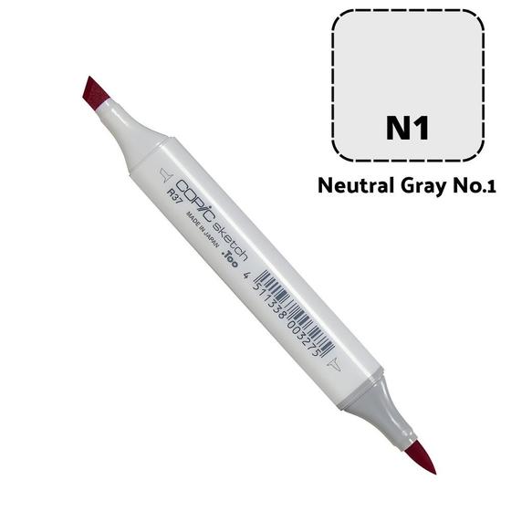 Imagem de Marcador Copic Sketch Ponta Dupla Variações Cor Neutral Gray