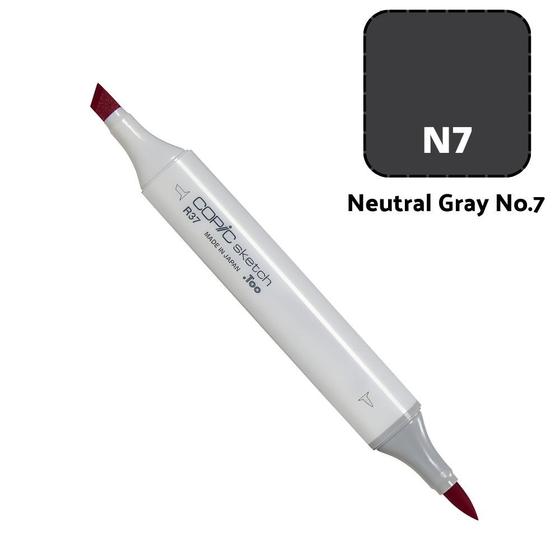 Imagem de Marcador Copic Sketch Ponta Dupla Variações Cor Neutral Gray