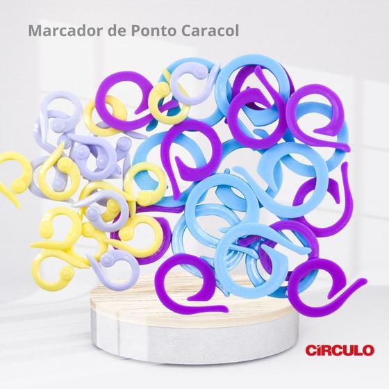 Imagem de Marcador de Ponto Caracol Circulo - 20 Und GRANDE