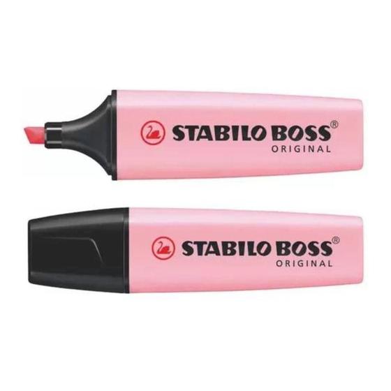 Imagem de Marcador de texto stabillo boss rosa pastel