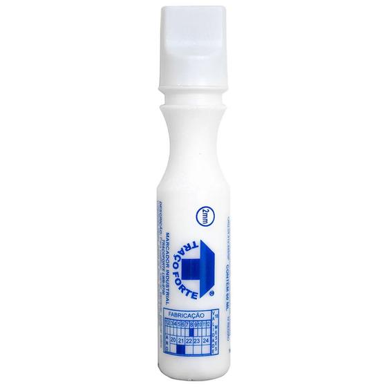 Imagem de Marcador Industrial Branco 3mm 60ml Traçoforte 040FQ101