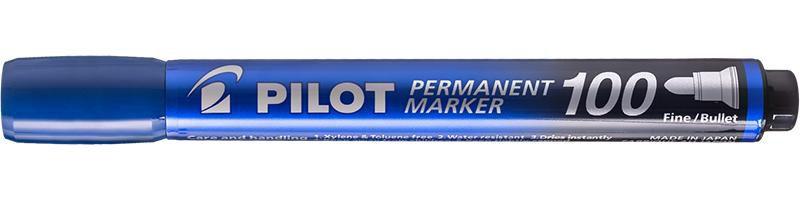 Imagem de Marcador permanente Pilot marker 100 azul