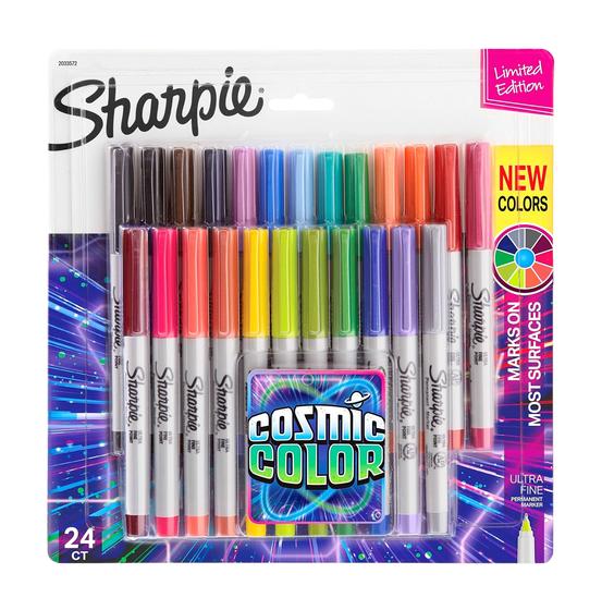 Imagem de Marcador Permanente Sharpie Ultra Fine Point - 24 Cores Cósmicas