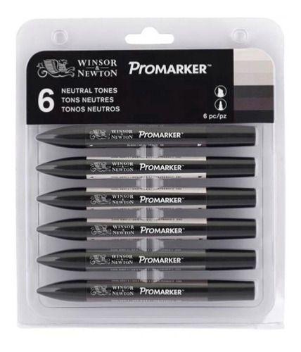 Imagem de Marcador Winsor & Newton Promarker 06 Tons De Cinza