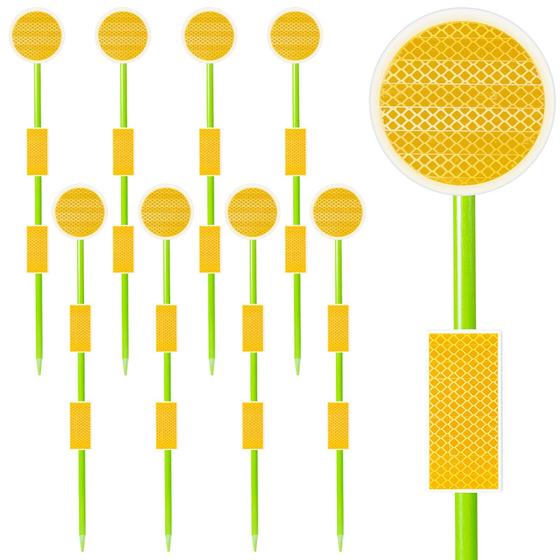 Imagem de Marcadores e Refletores de Calçada COMFYX (50cm, Fibra de Vidro) - Pacote com 8 Unidades
