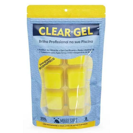 Imagem de Maresias Clear gel clarificante em tabletes p/ piscina, EMB C/ 8 -200 G