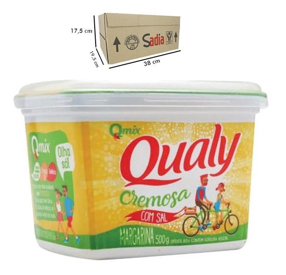 Imagem de Margarina Qualy Com Sal 500g Cx 12 Unidades