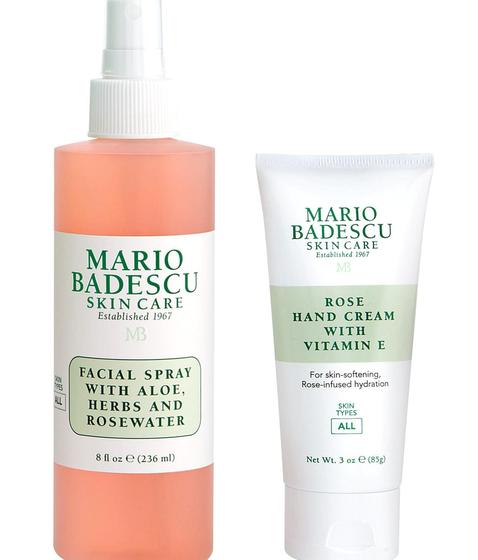 Imagem de Mario Badescu Kit Rose Facial Spray 236ml & Hand Cream Vitamin E 85g