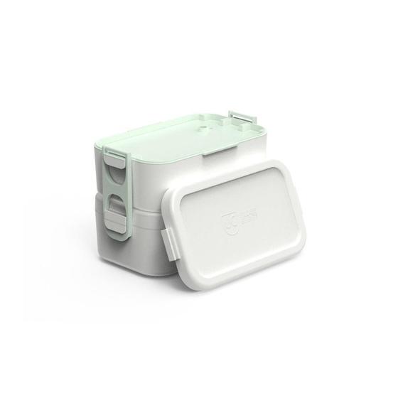 Imagem de Marmita Bento Box Dupla 600ml c/ Talheres - And