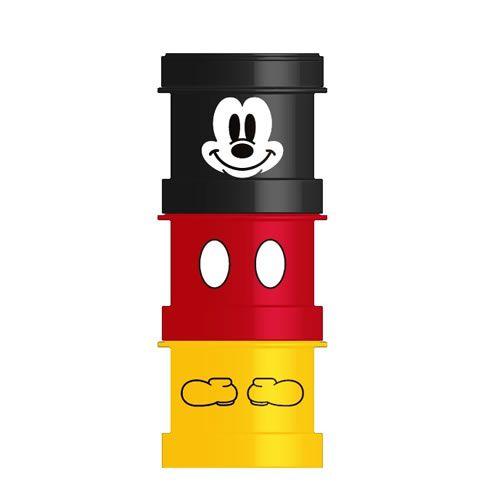 Imagem de Marmita bento redonda empilhável coleção mickey mouse 3 pçs