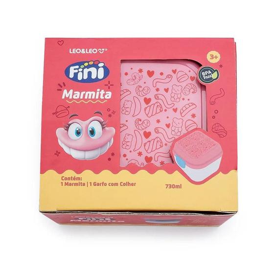 Imagem de Marmita Com Trava Plástico 730Ml Fini Leo&Leo