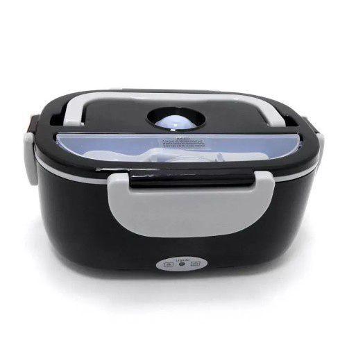Marmita Elétrica Aquecedora de Alimentos Portátil Gourmet Preto carro 12v Menor preço em Marmita Elétrica Aquecedora de Alimentos Portátil Gourmet Preto carro 12v