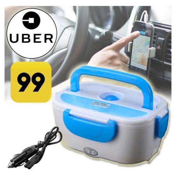 Marmita Eletrica Automatica 12v Automotiva Para Carro Taxi Uber Lancheira Termica Com Divisorias Comida Almoço Menor preço em Marmita Eletrica Automatica 12v Automotiva Para Carro Taxi Uber Lancheira Termica Com Divisorias Comida Almoço