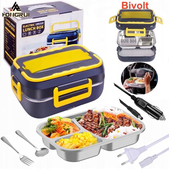 Imagem de Marmita Elétrica Carro Casa Portátil Bivolt Automática 110v/