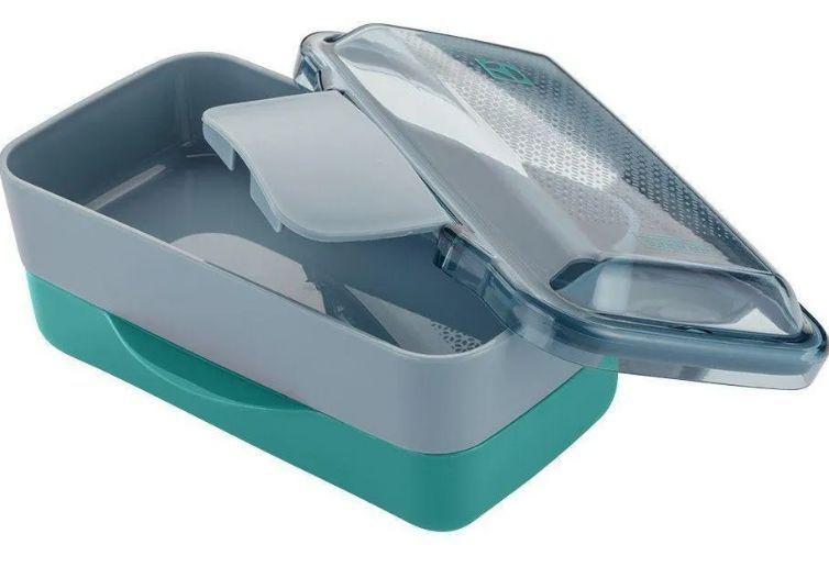 Marmita lunch box pote electrolux c/ divisoria electrolux (verde) Menor preço em Marmita lunch box pote electrolux c/ divisoria electrolux (verde)