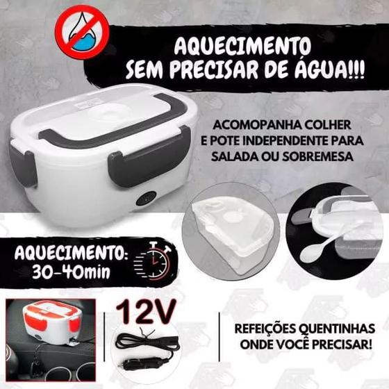 Imagem de Marmita Térmica 12V/24V com Bolsa Térmica e Conexão USB