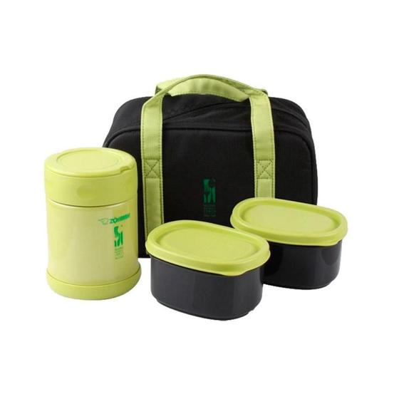 Marmita Térmica Bentô Zojirushi SWEZE35GA 3 Potes 950ml Marmitas