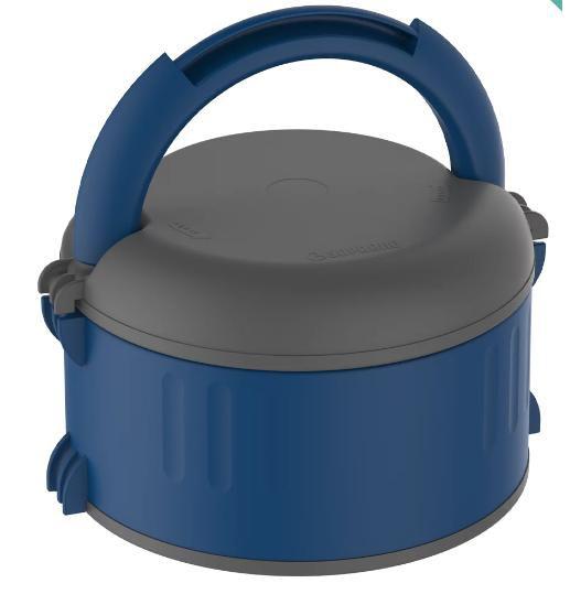 Imagem de Marmita Termica Com Alça 1,5L Sem Divisória Azul Soprano